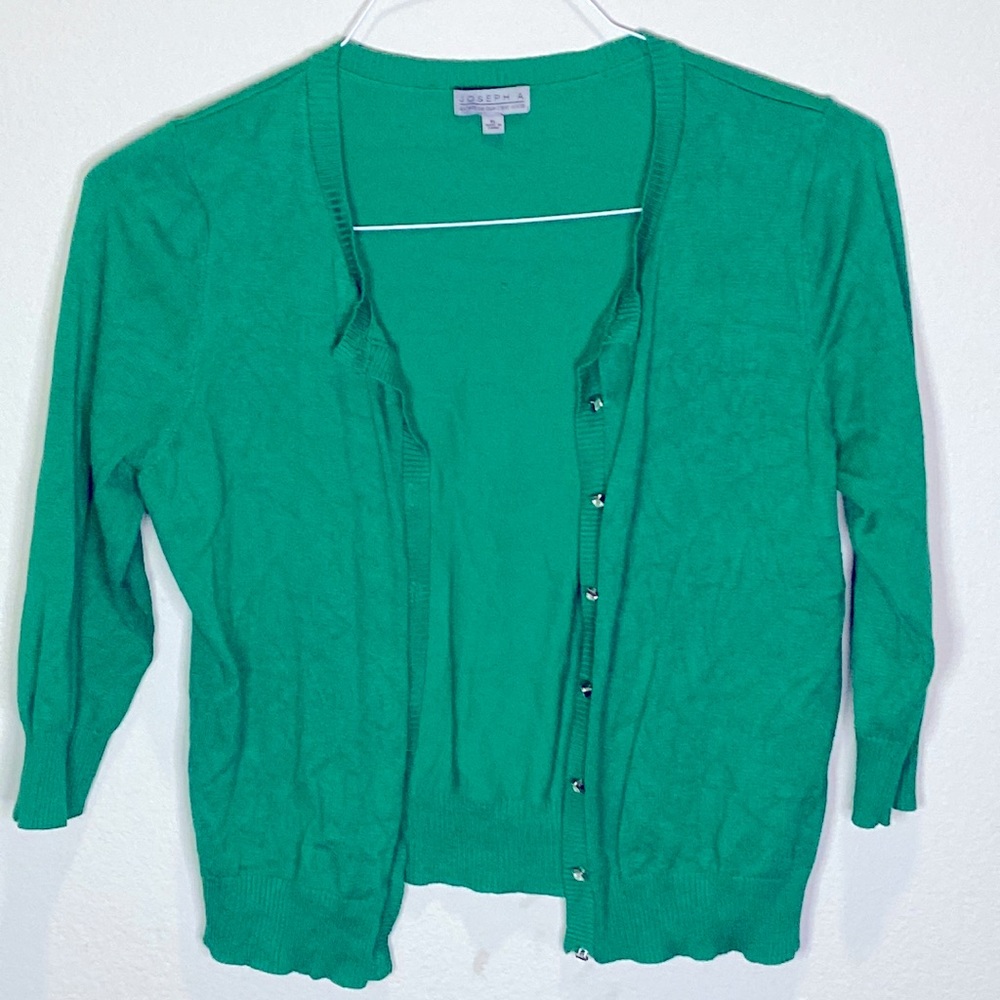 Green light cardigan sweater, women. Size XL